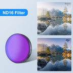 For DJI Osmo Action 6 PULUZ Action Camera ND16 Lens Filter, ND16