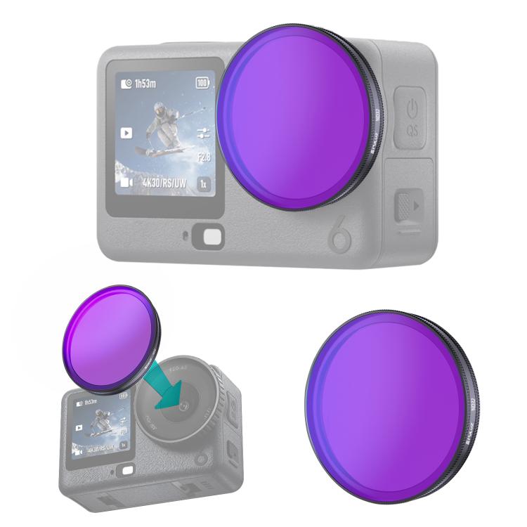 For DJI Osmo Action 6 PULUZ Action Camera ND32 Lens Filter, ND32 ND32