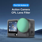 For DJI Osmo Action 6 PULUZ Action Camera CPL Lens Filter, CPL