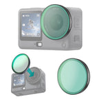 For DJI Osmo Action 6 PULUZ Action Camera Black Mist 1/4 Lens Filter, Black Mist 1/4 Black Mist 1 4