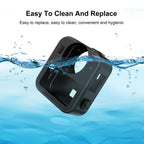 For GoPro MAX2 PULUZ Body Silicone Protective Case with Dual Lens Caps Cover & Strap, Body Case with Dual Lens Cap