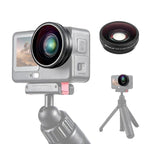 For DJI Osmo Action 6 PULUZ FOV Boost Lens 185 Degree Wide Angle Lens, For DJI Osmo Action 6 For DJI Osmo Action 6