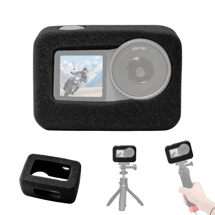 For DJI Osmo Action 6 PULUZ High Density Foam Windshield, For DJI Osmo Action 6 For DJI Osmo Action 6