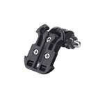 PULUZ Black Vertical Surface J-Hook Buckle Mount for PULUZ Action Sports Cameras Jaws Flex Clamp Mount for GoPro, Insta360, DJI and Other Action Cameras, J-Hook Mount