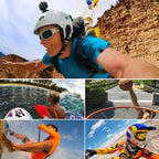 3 Flat Adhesive Pad Stickers + 3 Curved Adhesive Pad Stickers for GoPro, Insta360, DJI and Other Action Cameras, 3M Stickers – Durable Build, Easy to Use