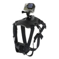 Hound Dog Fetch Harness Adjustable Chest Strap Mount for GoPro, Insta360, DJI and Other Action Cameras, Dog Chest Strap – Durable Build, Easy to Use Dog Chest Strap Black