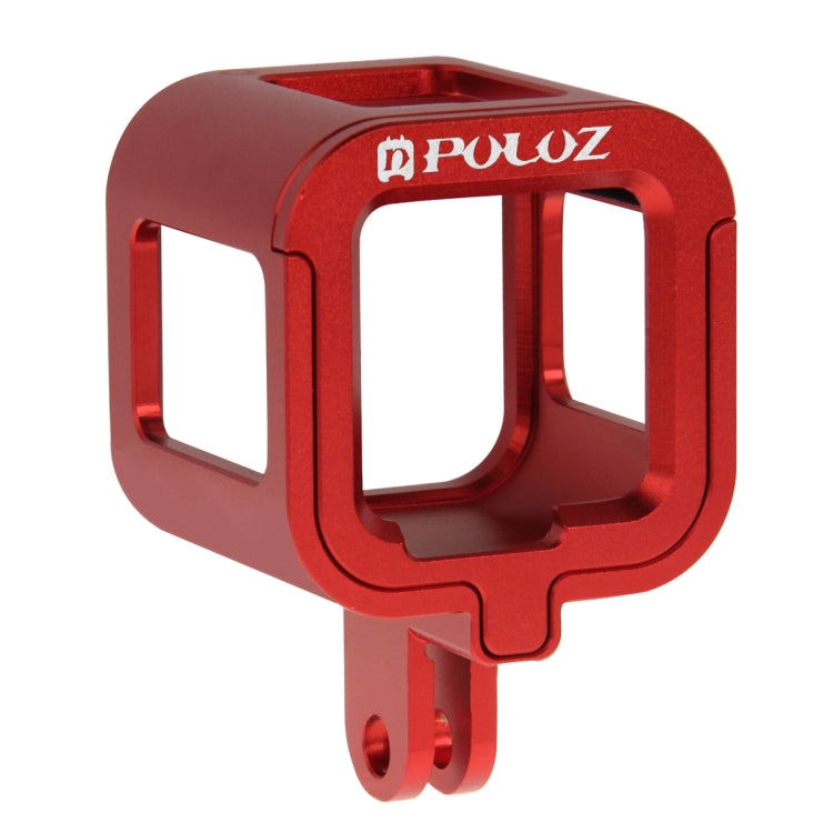 PULUZ Housing Shell CNC Aluminum Alloy Protective Cage with Insurance Frame for GoPro HERO5 Session /HERO4 Session /HERO Session, For HERO4 Session with Frame, For HERO5 Session with Frame, For HERO5 Session For HERO4 Session with Frame Red