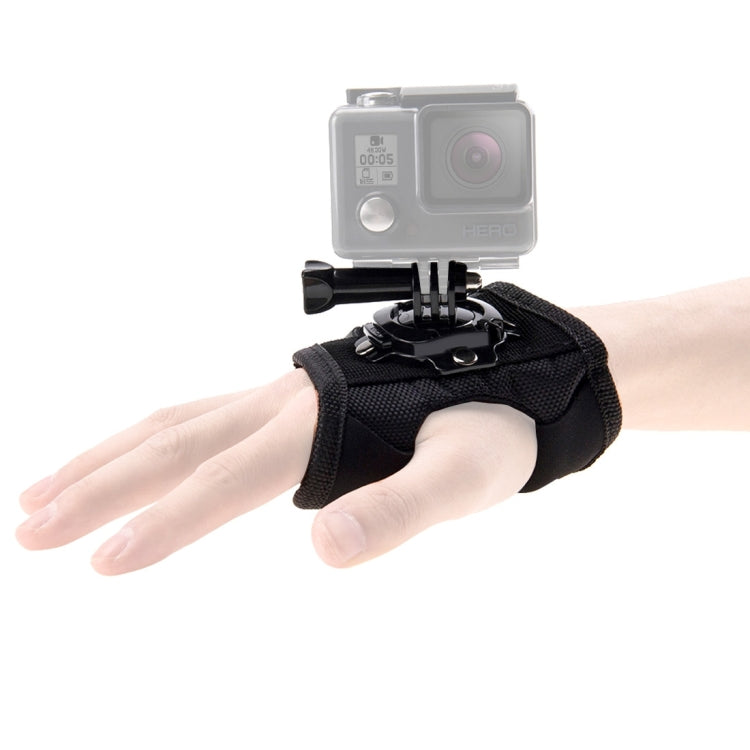 PULUZ 360 Degree Rotation Glove Style Palm Strap Mount Band for GoPro, Insta360, DJI and Other Action Cameras, Glove Palm Strap Glove Palm Strap PU162