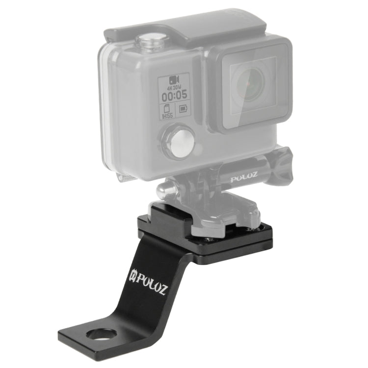 PULUZ Fixed Metal Motorcycle Holder Mount for GoPro, Insta360, DJI and Other Action Cameras, Fixed Mount 1(Black), Fixed Mount 1 (Silver), Fixed Mount 1 (Red), Fixed Mount 1 (Blue), Fixed Mount 1 (Gold) Fixed Mount 1(Black) Black