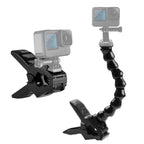 Action Sports Cameras Jaws Flex Clamp Mount for GoPro, Insta360, DJI and Other Action Cameras, Jaws Mount – Durable Build, Easy to Use