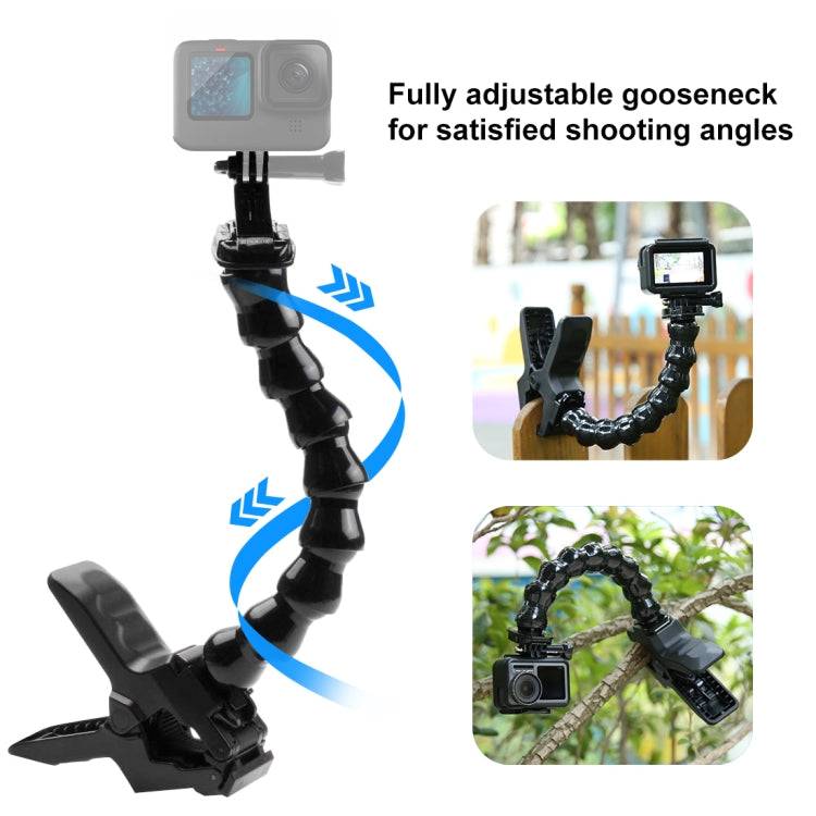 Action Sports Cameras Jaws Flex Clamp Mount for GoPro, Insta360, DJI and Other Action Cameras, Jaws Mount – Durable Build, Easy to Use
