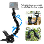 Action Sports Cameras Jaws Flex Clamp Mount for GoPro, Insta360, DJI and Other Action Cameras, Jaws Mount – Durable Build, Easy to Use