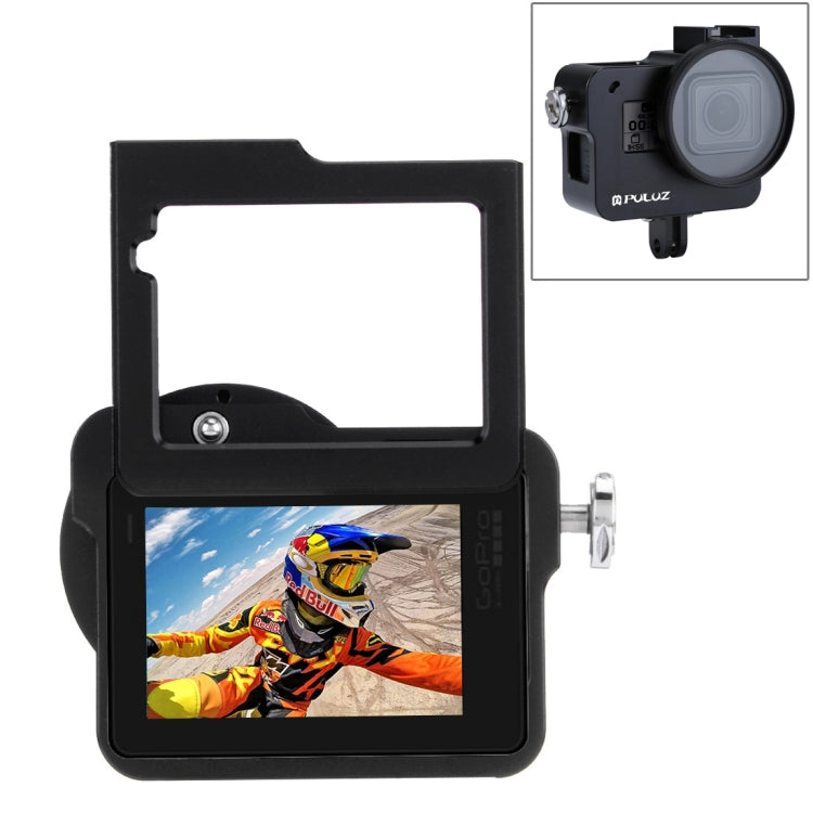 PULUZ Housing Shell CNC Aluminum Alloy Protective Cage with Insurance Frame & 52mm UV Lens for GoPro HERO(2018) /7 Black /6 /5, For HERO6 /5 Pull Frame, For HERO5 Pull Frame For HERO6 5 Pull Frame For HERO6 5 Pull Frame