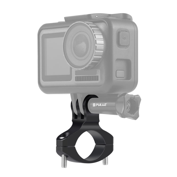 PULUZ Bike Handlebar Adapter Aluminum Mount for GoPro, Insta360, DJI and Other Action Cameras, Aluminum Mount Aluminum Mount Black