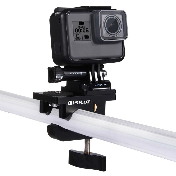 PULUZ Aluminium Alloy Mount Universal Fixing Clamp for GoPro, Insta360, DJI and Other Action Cameras, Fixing Clamp Mount Fixing Clamp Mount