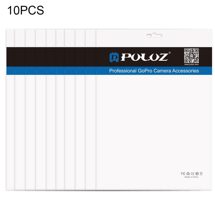 10 PCS PULUZ 33cm x 23.5cm Hang Hole Clear Front White Pearl Jewelry Zip Lock Packaging Bag(Size: XL), Size: XL Size: XL