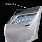 10 PCS PULUZ 33cm x 23.5cm Hang Hole Clear Front White Pearl Jewelry Zip Lock Packaging Bag(Size: XL), Size: XL