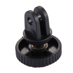PULUZ 1/4 inch Screw Tripod Mount Adapter for GoPro, Insta360, DJI and Other Action Cameras 5mm Diameter Screw Hole, 3.3cm Diameter, 3.3cm Tripod Mount Adapter 3.3cm Tripod Mount Adapter