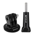 PULUZ Camera Tripod Mount Adapter with Long Screw for GoPro, Insta360, DJI and Other Action Cameras, Tripod Adapter + Screw Tripod Adapter + Screw