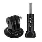PULUZ Camera Tripod Mount Adapter with Long Screw for GoPro, Insta360, DJI and Other Action Cameras, Tripod Adapter + Screw Tripod Adapter + Screw