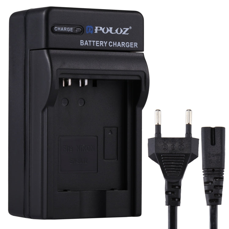 PULUZ EU Plug Battery Charger with Cable for Nikon EN-EL12 Battery, EN-EL12 EU Plug EN-EL12 EU Plug