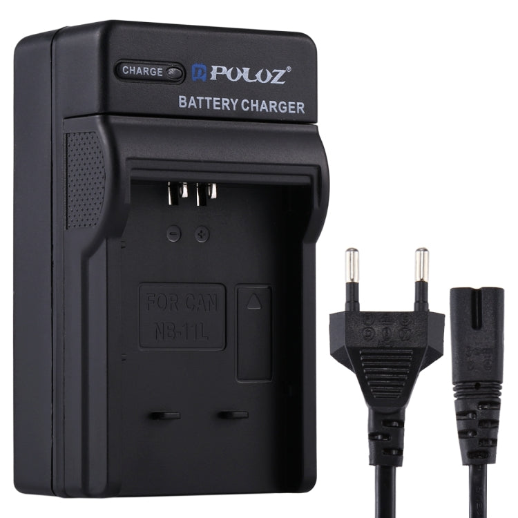 PULUZ EU Plug Battery Charger with Cable for Canon NB-11L Battery, NB-11L UE Plug NB-11L UE Plug
