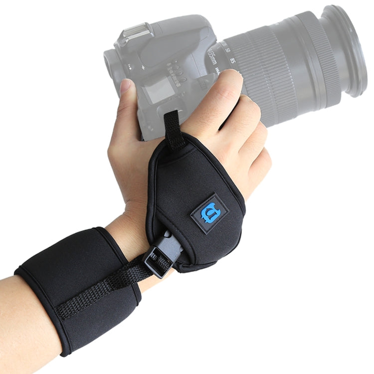PULUZ Soft Neoprene Hand Grip Wrist Strap with 1/4 inch Screw Plastic Plate for SLR / DSLR Cameras, Wrist Strap Wrist Strap