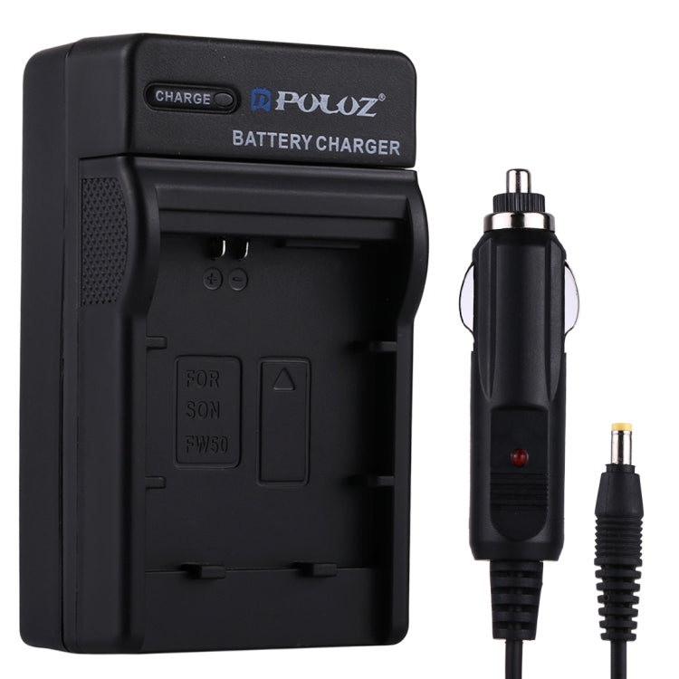 PULUZ Digital Camera Battery Car Charger for Sony NP-FW50 Battery, NP-FW50 Car Charger NP-FW50 Car Charger