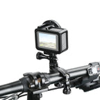 PULUZ 360 Degree Rotation Bike Aluminum Handlebar Adapter Mount with Screw for GoPro, Insta360, DJI and Other Action Cameras, Handlebar Adapter Mount 2