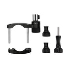 PULUZ 360 Degree Rotation Bike Aluminum Handlebar Adapter Mount with Screw for GoPro, Insta360, DJI and Other Action Cameras, Handlebar Adapter Mount 2