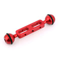PULUZ 5.1 inch 13cm Aluminum Alloy Dual Balls Arm, Ball Diameter: 25mm, 5.1 inch (Black), 5.1 inch (Red) 5.1 inch (Red) Red