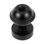 PULUZ CNC Aluminum Ball Head Adapter Mount for GoPro, Insta360, DJI and Other Action Cameras, Diameter: 2.5cm, CNC Aluminum (Black) CNC Aluminum (Black) Black