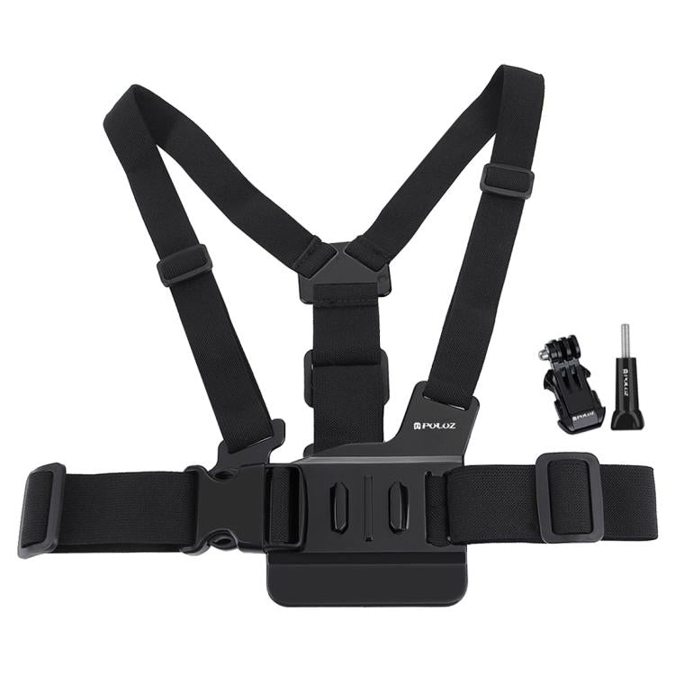 Adjustable Body Mount Belt Chest Strap with J Hook Mount & Long Screw for GoPro, Insta360, DJI and Other Action Cameras, Chest Strap – Durable Build, Easy to Use