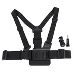 Adjustable Body Mount Belt Chest Strap with J Hook Mount & Long Screw for GoPro, Insta360, DJI and Other Action Cameras, Chest Strap – Durable Build, Easy to Use