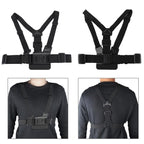 Adjustable Body Mount Belt Chest Strap with J Hook Mount & Long Screw for GoPro, Insta360, DJI and Other Action Cameras, Chest Strap – Durable Build, Easy to Use
