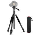 PULUZ 1.6m Reverse-Folding Professional Video Tripod with Fluid Drag Head, 1.6m Reverse-Folding 1.6m Reverse-Folding