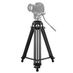 PULUZ Professional Heavy Duty Camcorder Aluminum Alloy Tripod, Tripod Tripod
