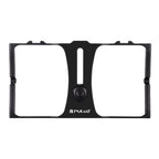 PULUZ Vlogging Live Broadcast Smartphone Video Rig Filmmaking Recording Handle Stabilizer Bracket for iPhone, Galaxy, Huawei, Xiaomi, HTC, LG, Google, and Other Smartphones, Vlogging Rig