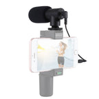 PULUZ 3.5mm Audio Stereo Recording Vlogging Professional Interview Microphone for DSLR & DV Camcorder, Smartphones, Mini Microphone Mini Microphone PU3017