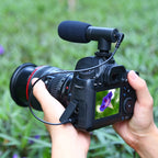 PULUZ 3.5mm Audio Stereo Recording Vlogging Professional Interview Microphone for DSLR & DV Camcorder, Smartphones, Mini Microphone