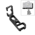 PULUZ 1/4 inch Vertical Shoot Quick Release L Plate Bracket Base Holder for Sony A7R / A7 / A7S, For Sony A7R (Black), For Sony A7R (Red) For Sony A7R (Black) Black