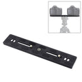 PULUZ 200mm Length PU-200 Aluminum-magnesium Alloy Quick Release Plate QR Clamp for Benro B3 / J2 /J3 Tripod Ball Head Default Title