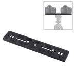 PULUZ 200mm Length PU-200 Aluminum-magnesium Alloy Quick Release Plate QR Clamp for Benro B3 / J2 /J3 Tripod Ball Head Default Title