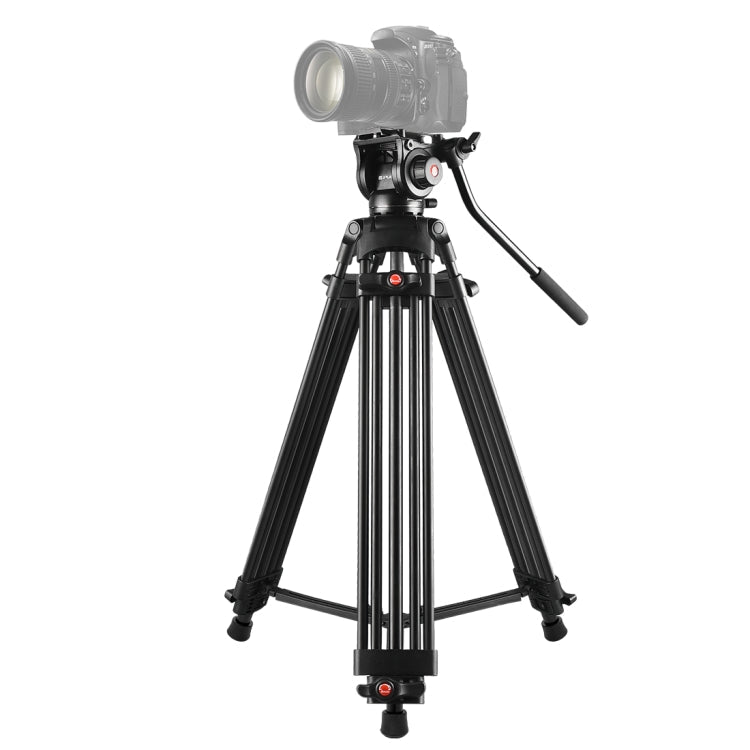 Professional Heavy Duty Video Camcorder Aluminum Alloy Tripod with Fluid Drag Head for DSLR / SLR Camera, Adjustable Height: 80-160cm, 80-160cm Tripod – Aluminum Alloy 80-160cm Tripod