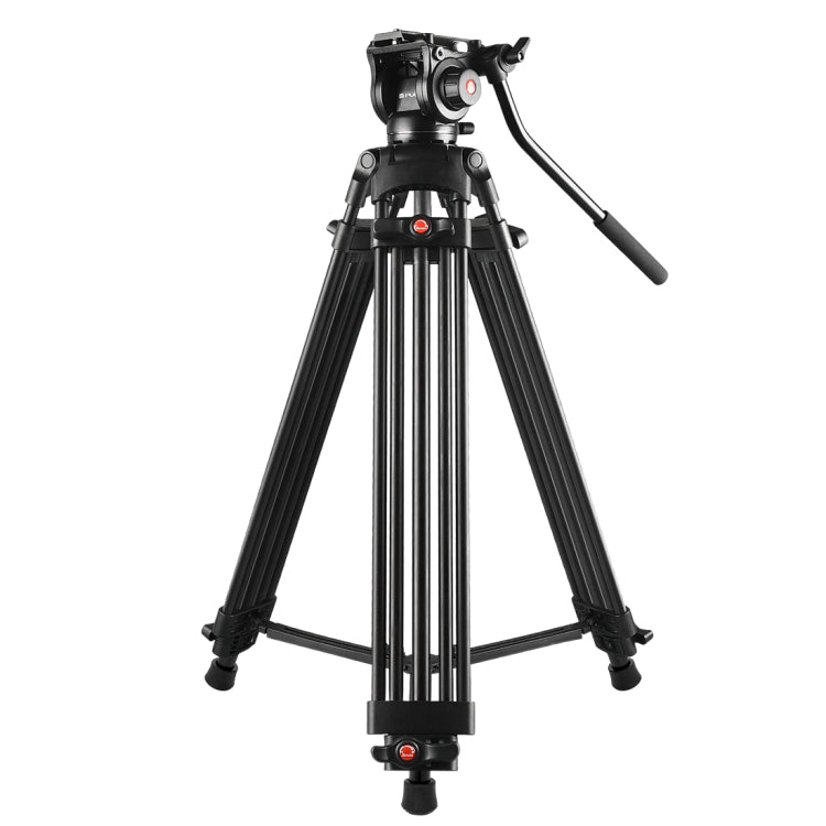Professional Heavy Duty Video Camcorder Aluminum Alloy Tripod with Fluid Drag Head for DSLR / SLR Camera, Adjustable Height: 80-160cm, 80-160cm Tripod – Aluminum Alloy