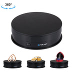 PULUZ 15cm USB Electric Rotating Turntable Display Stand Video Shooting Props Turntable for Photography, Load 1-5kg, 15cm Load 1-5kg Black, 15cm Load 1-5kg White 15cm Load 1-5kg Black Black