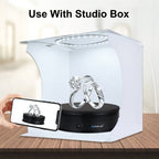 PULUZ 15cm USB Electric Rotating Turntable Display Stand Video Shooting Props Turntable for Photography, Load 1-5kg, 15cm Load 1-5kg Black, 15cm Load 1-5kg White