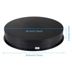 PULUZ 30cm USB Electric Rotating Turntable Display Stand Video Shooting Props Turntable for Photography, Load 10-20kg, 30cm Load Load 10-20kg Black, 30cm Load Load 10-20kg White