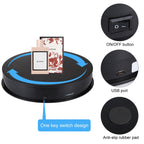 PULUZ 30cm USB Electric Rotating Turntable Display Stand Video Shooting Props Turntable for Photography, Load 10-20kg, 30cm Load Load 10-20kg Black, 30cm Load Load 10-20kg White