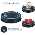 PULUZ 30cm USB Electric Rotating Turntable Display Stand Video Shooting Props Turntable for Photography, Load 10-20kg, 30cm Load Load 10-20kg Black, 30cm Load Load 10-20kg White